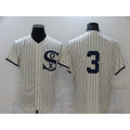 Chicago White Sox #3 Harold Baines 2021 Cream Puhics Navy Field of Dreams Flex Base Stitched Jersey