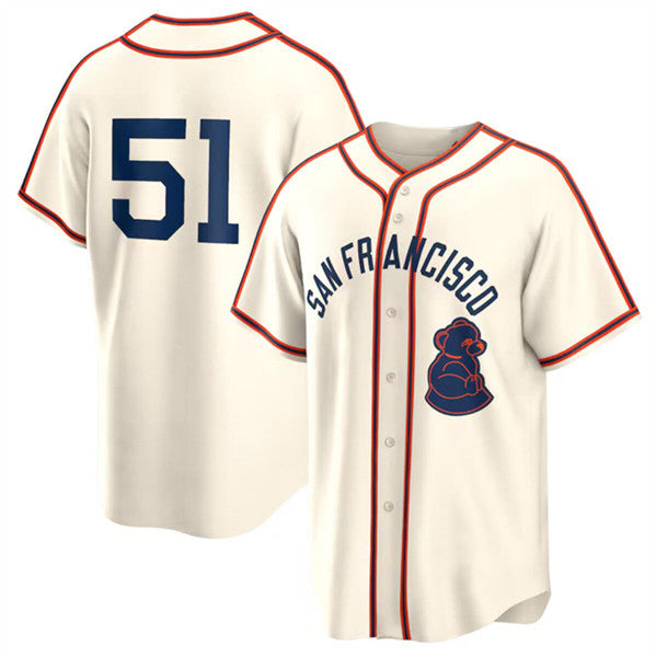 San Francisco Giants #51 Jung Hoo Lee Cream Puhics 2024 Rickwood Classic Stitched Jersey