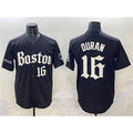 Boston Red Sox #16 Jarren Duran Black Puhics Gothic Vapor Limited Stitched Jersey