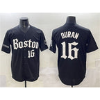 Boston Red Sox #16 Jarren Duran Black Puhics Gothic Vapor Limited Stitched Jersey