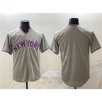New York Mets Team Big Logo Gray Puhics 2025 Limited Stitched Jersey