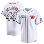 Cincinnati Reds #44 Elly De La Cruz White Puhics 2025 Speedway Classic Home Limited Stitched Jersey