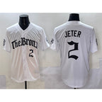 New York Yankees #2 Derek Jeter White Puhics 'Gothic Legacy Edition' Vapor Premier Limited Stitched Jersey