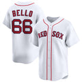 Boston Red Sox #66 Brayan Bello White Puhics 2024 Home Limited Stitched Jersey