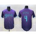 Arizona Diamondbacks #4 Ketel Marte Purple Puhics 2025 City Connect Limited Stitched Jersey