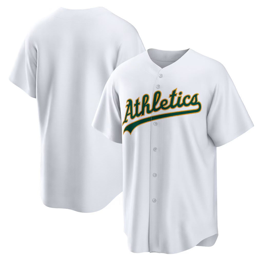 Oakland Athletics White Puhics Home Replica Team Jersey