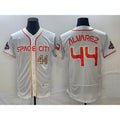 Houston Astros #44 Yordan Alvarez Number White Puhics 2023 City Connect Flex Base Stitched Jersey 3