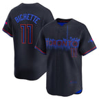 Toronto Blue Jays #11 Bo Bichette Black Puhics 2024 City Connect Limited Stitched Jersey