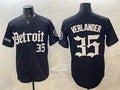 Detroit Tigers #35 Justin Verlander 2026 Black Puhics 'Motor Gothic Edition' Vapor Premier Limited Stitched Jersey