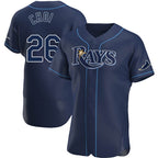 Tampa Bay Rays #26 Ji-Man Choi Navy Puhics Alternate Jersey