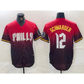 Philadelphia Phillies #12 Kyle Schwarber Red Puhics 2024 City Cool Base Jersey