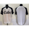 Chicago Cubs Blank White Black Puhics 'Gothic North Side Edition' Vapor Premier Limited Stitched Jersey