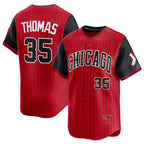 Chicago White Sox #35 Frank Thomas Red Black Puhics 2025 City Connect Limited Stitched Jersey