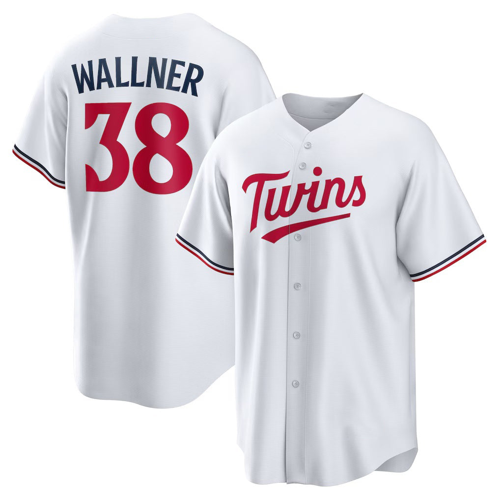 Minnesota Twins #38 Matt Wallner White Puhics Home Replica Jersey