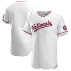 Washington Nationals White Puhics Alternate Authentic Team Jersey