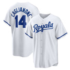 Kansas City Royals #14 Jac Caglianone White Puhics Home Replica Jersey