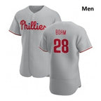 Philadelphia Phillies #28 Alec Bohm Gray Puhics Road 2020 Authentic Player Jersey