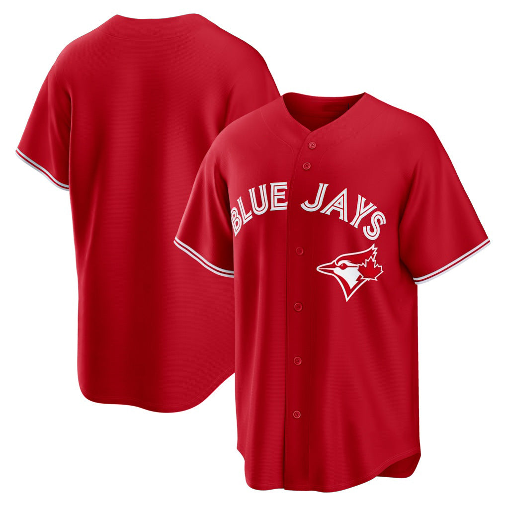 Toronto Blue Jays Red Puhics Canada Day Replica Jersey