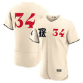 Texas Rangers #34 Nolan Ryan Cream Puhics 2023 City Connect Flex Base Stitched Jersey