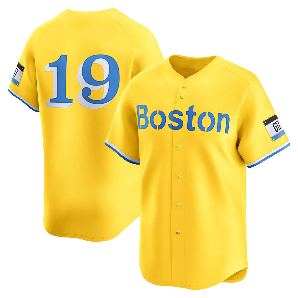 Boston Red Sox #19 Roman Anthony Gold Puhics City Connect Limited Jersey