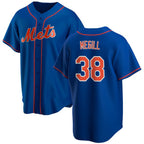 New York Mets #38 Tylor Megill Royal Puhics Cool Base Stitched Jersey