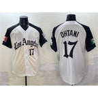 Los Angeles Dodgers #17 Shohei Ohtani White Black Puhics Mexico 2025 LA Gothic Style With Fernando Patch Vapor Premier Limited Stitched Jersey