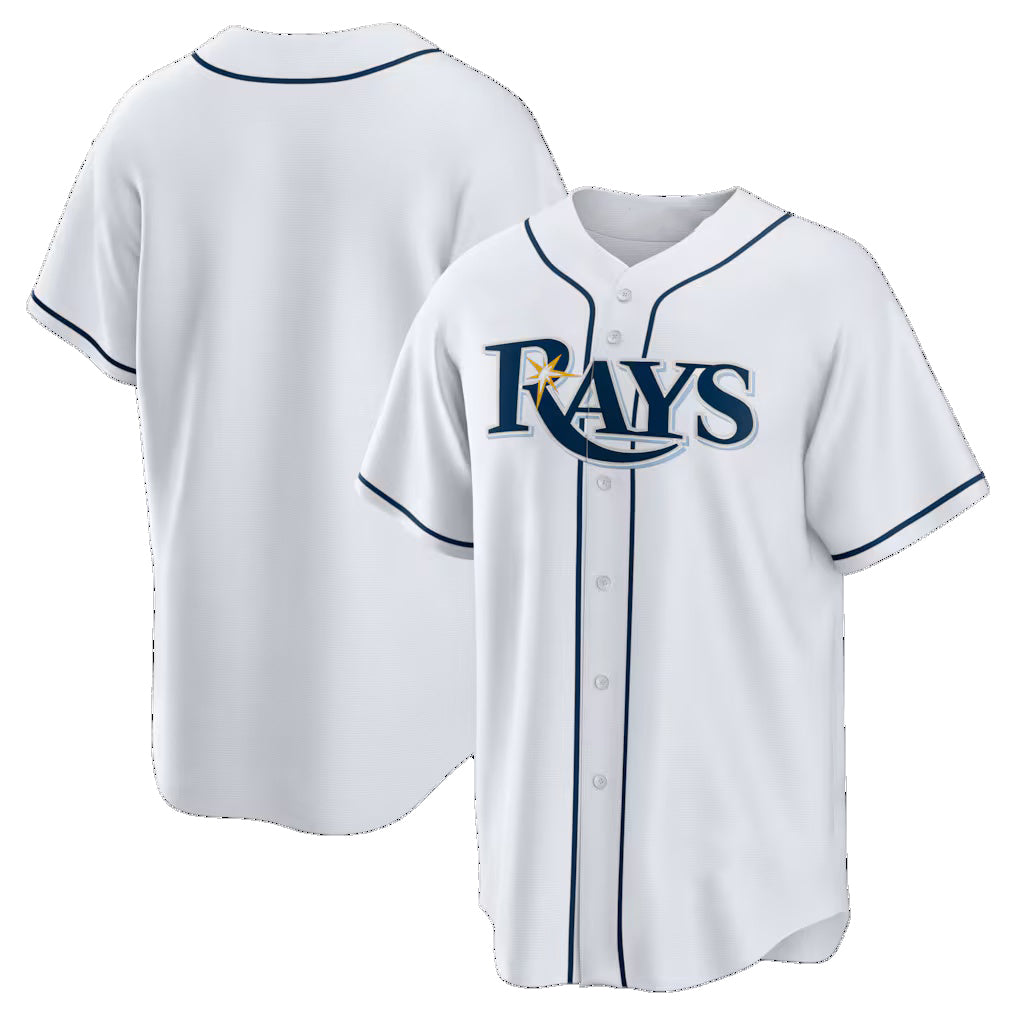 Tampa Bay Rays White Puhics Home Big & Tall Replica Jersey