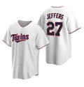 Minnesota Twins #27 Ryan Jeffers White Puhics Cool Base Stitched Jersey