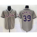 Detroit Tigers #39 Zach McKinstry Gray Puhics Cool Base Stitched Jersey