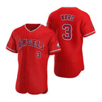 Los Angeles Angels #3 Waylor Ward Puhics Red Flex Base Stitched Jersey