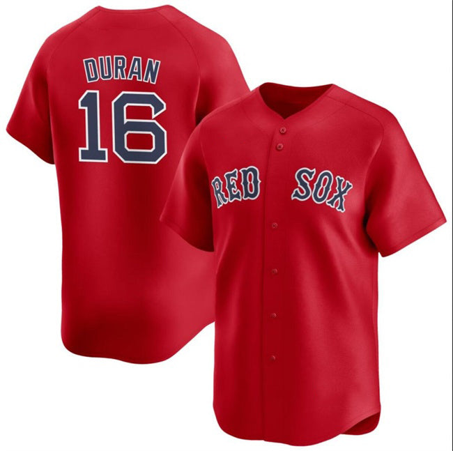 Boston Red Sox #16 Jarren Duran Red Puhics 2024 Alternate Limited Stitched Jersey