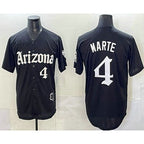 Arizona Diamondbacks #4 Ketel Marte Black Puhics Vapor Premier Limited Stitched Jersey