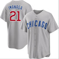 Chicago Cubs #21 Sh¨­ta Imanaga Gray Puhics Cool Base Stitched Jersey