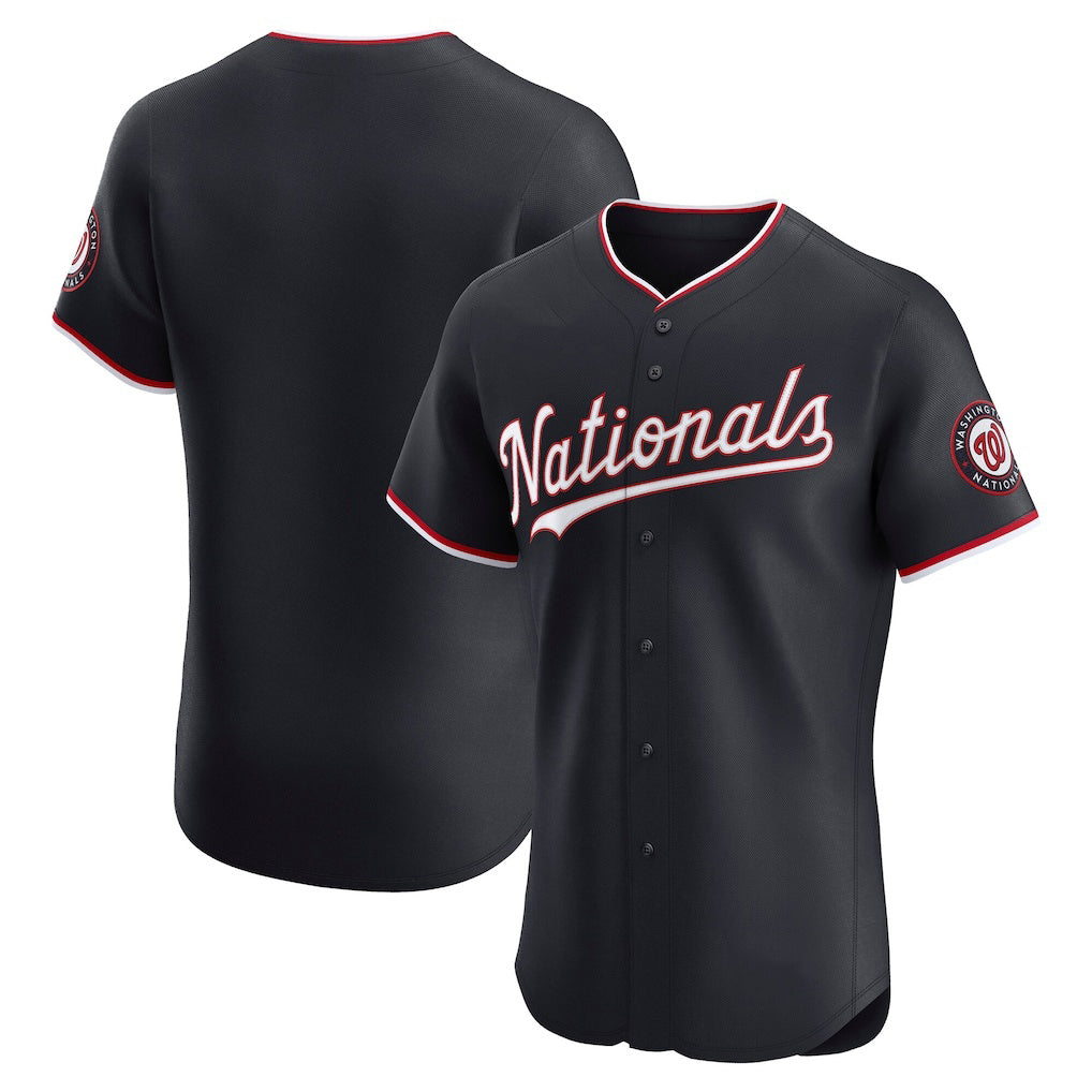 Washington Nationals Navy Puhics Alternate Elite Jersey