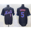 New York Mets #5 David Wright Black Puhics Limited Stitched Jersey