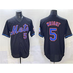 New York Mets #5 David Wright Black Puhics Limited Stitched Jersey