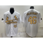 St. Louis Cardinals #46 Paul Goldschmidt Number White Puhics 2022 All Star Stitched Cool Base Jersey