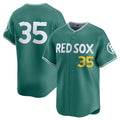 Boston Red Sox #35 Garrett Crochet Green Puhics 2025 City Connect Limited Stitched Jersey