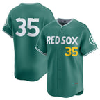 Boston Red Sox #35 Garrett Crochet Green Puhics 2025 City Connect Limited Stitched Jersey