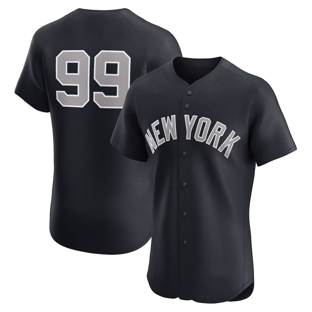 New York Yankees #99 Aaron Judge Navy Puhics Alternate 1 Elite Player Jersey