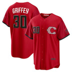 Cincinnati Reds #30 Ken Griffey Jr. Red Puhics 2026 City Connect Stadium Jersey