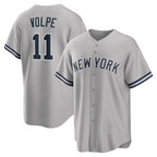 New York Yankees #11 Anthony Volpe Gray Puhics Road Replica Jersey
