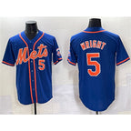 New York Mets #5 David Wright Blue Puhics Cool Base Stitched Jersey