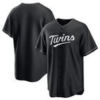 Minnesota Twins Blank Black Puhics Lights Out Limited Stitched Jersey
