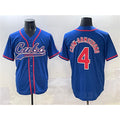 Chicago Cubs #4 Pete Crow-Armstrong Royal Puhics Cool Base Stitched Jersey