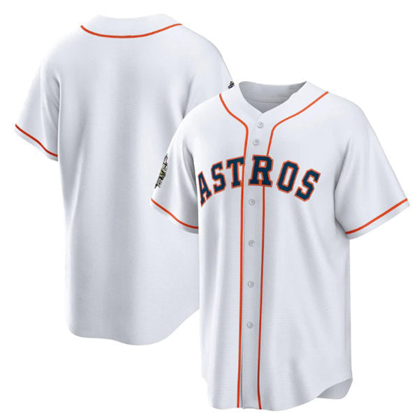 Houston Astros Blank White Puhics 2022 World Series Home Stitched Jersey