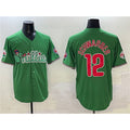 Philadelphia Phillies #12 Kyle Schwarber Green Puhics Phanatic Limited Stitched Jersey