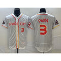 Houston Astros #3 Jeremy Pena Number White Puhics 2023 City Connect Flex Base Stitched Jersey 3