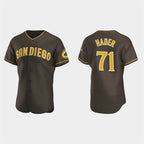 San Diego Padres #71 Josh Hader Brown Puhics Road Player FlexBase Jersey