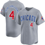 Chicago Cubs #4 Pete Crow-Armstrong Gray Puhics Limited Stitched Jersey